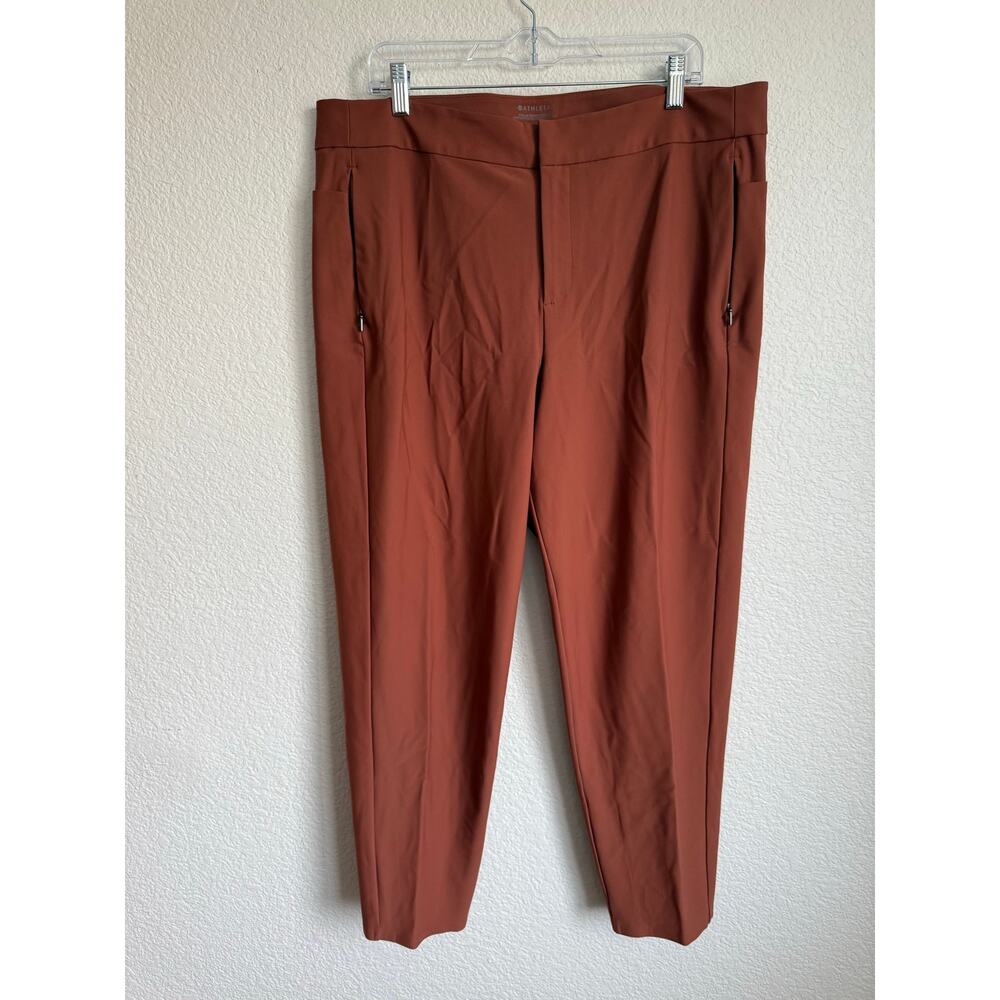 Athleta Pant Stellar Skinny Trouser 18 Brown Ancient Mahogany